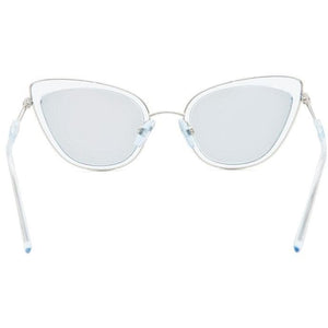 Oh Behave! Lucy blue cat-eye acetate and silver tone sunglasses ACCESSORIES Kaibosh 