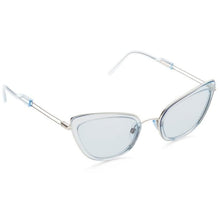 Load image into Gallery viewer, Oh Behave! Lucy blue cat-eye acetate and silver tone sunglasses ACCESSORIES Kaibosh O/S 
