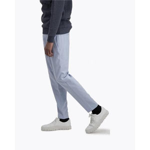 Oliver Light Blue Stretch Cropped Trousers Men Clothing Holzweiler 