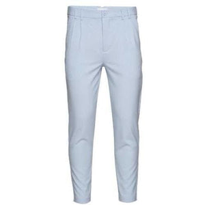 Oliver Light Blue Stretch Cropped Trousers Men Clothing Holzweiler 46 