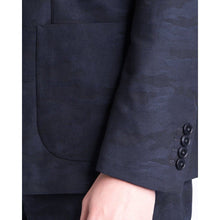 Load image into Gallery viewer, One button jacquard wool mix blazer Men Clothing Uniform For The Dedicated 
