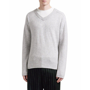 Power wool v-neck knitted pullover Men Clothing Hope 