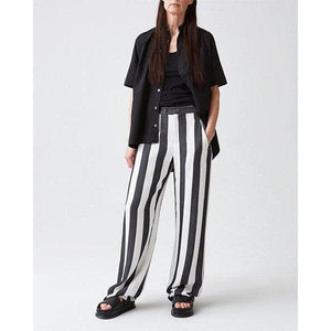 Propose striped wide-leg trouser Women Clothing Hope 