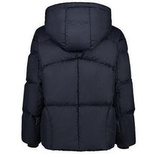 Load image into Gallery viewer, Puffy navy padded nylon coat Women Clothing Just Female 
