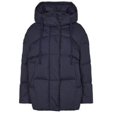Load image into Gallery viewer, Puffy navy padded nylon coat Women Clothing Just Female S 
