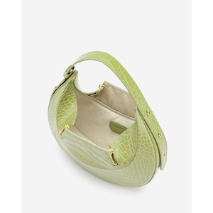 RANTAN Medium croc-effect vegan leather bracelet bag Women bag JW PEI 