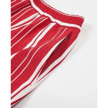 將圖片載入圖庫檢視器 Red Stripe Front Shorts Men Clothing Libertine-Libertine 
