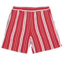 將圖片載入圖庫檢視器 Red Stripe Front Shorts Men Clothing Libertine-Libertine S 
