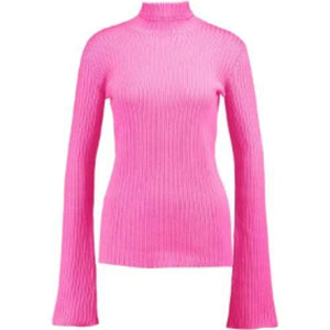 Reed neon pink turtleneck sweater UNISEX CLOTHING Hope 