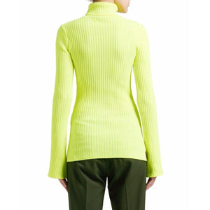 Reed neon yellow turtleneck sweater UNISEX CLOTHING Hope 