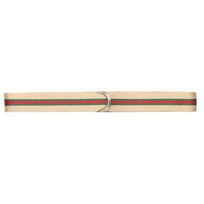 Regent Khaki Stripe Belt ACCESSORIES Libertine-Libertine O/S 