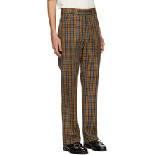 Load image into Gallery viewer, Ric checked cotton straight leg trouser Men Clothing Hope 
