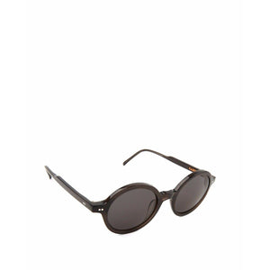 Round & Round Obsidian Shiny round frame acetate sunglasses ACCESSORIES Kaibosh O/S 
