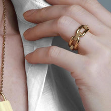 將圖片載入圖庫檢視器 SEALED 14-karats gold chain ring Women Jewellery ALP Jewelry 
