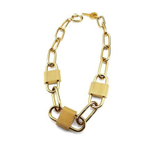 Load image into Gallery viewer, SEALED 14-karats gold lock chain bracelet Women Jewellery ALP Jewelry 
