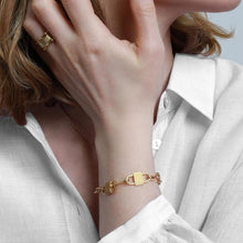 將圖片載入圖庫檢視器 SEALED 14-karats gold lock chain bracelet Women Jewellery ALP Jewelry 
