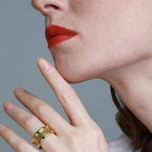 將圖片載入圖庫檢視器 SEALED 14-karats gold open ring Women Jewellery ALP Jewelry 
