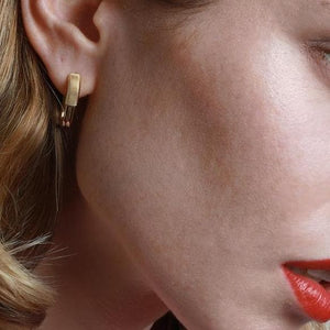 SEALED 14-karats hook shape hoop earrings Women Jewellery ALP Jewelry 