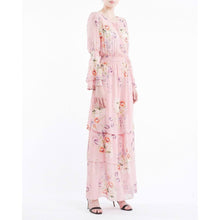 Load image into Gallery viewer, Semi Couture floral printed layered gown Women Clothing ByTiMo 
