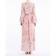 Load image into Gallery viewer, Semi Couture floral printed layered gown Women Clothing ByTiMo 
