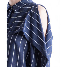 將圖片載入圖庫檢視器 Shane off shoulder striped shirt Women Clothing Designers Remix 
