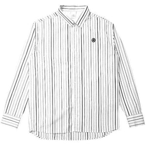 Shia stripes button-down cotton Shirt Men Clothing Won Hundred S 
