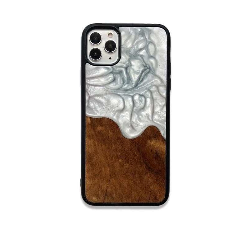 Silver quicksand wood iPhone case ACCESSORIES DTSTYLE 