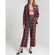 Load image into Gallery viewer, Sinclair checkered blazer Women Clothing Just Female 
