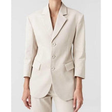 Load image into Gallery viewer, Sky sand cotton blazer Women Clothing Hope 36 
