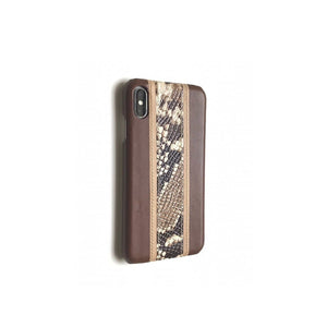 Snake effect trim leather iPhone case ACCESSORIES DTSTYLE 