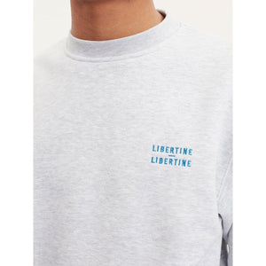 Society light grey cotton jersey sweatshirt Men Clothing Libertine-Libertine 