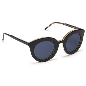 Song Of The Siren black tobacco stain oversized round frame acetate sunglasses ACCESSORIES Kaibosh O/S 