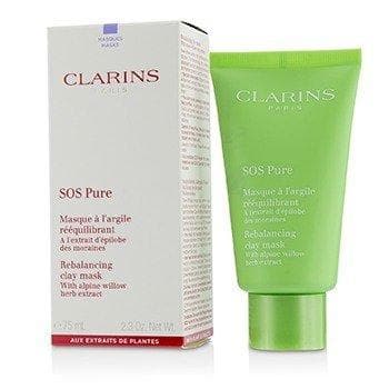 SOS Pure Rebalancing Clay Mask with Alpine Willow - Combination to Oily Skin Skincare Clarins 