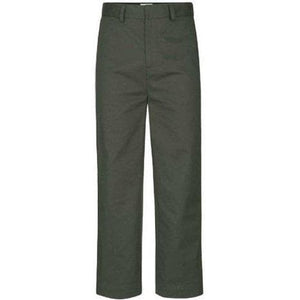 Stab green cotton twill retro cropped trouser Men Clothing Libertine-Libertine S 
