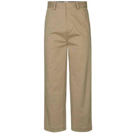 Stab kahki cotton twill retro cropped trouser Men Clothing Libertine-Libertine S 