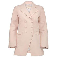 將圖片載入圖庫檢視器 Tailored pink crepe blazer Women Clothing ByTiMo XS 
