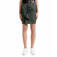 Load image into Gallery viewer, Taylor checked ruffle mini skirt Women Clothing Designers Remix 
