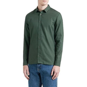 Ted A green cotton shirt Men Clothing Won Hundred 