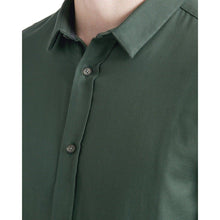 將圖片載入圖庫檢視器 Ted A green cotton shirt Men Clothing Won Hundred S 
