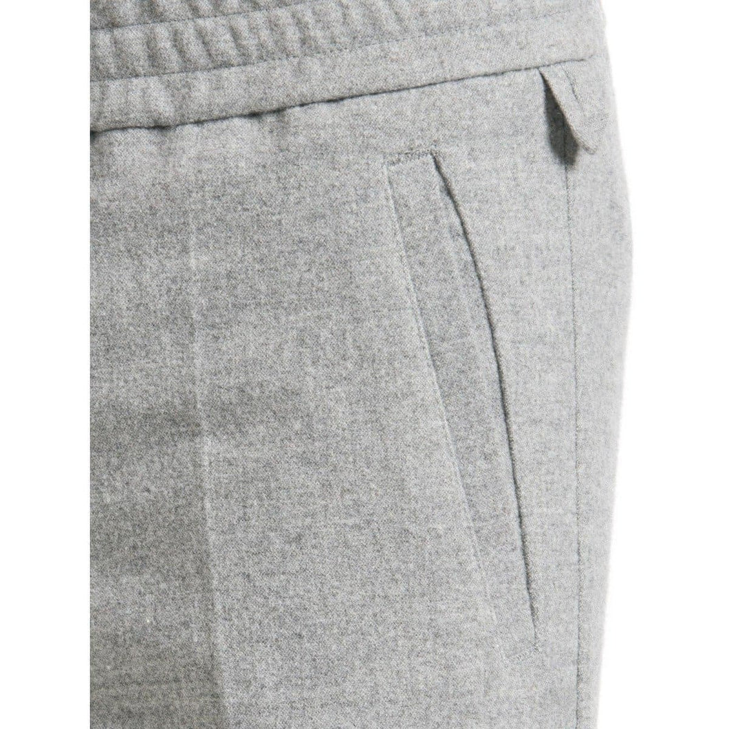 Terry wool mix elastic waisted cropped pants Men Clothing Filippa K 46 