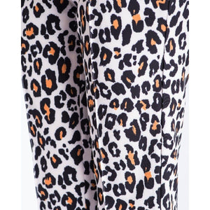 The Fire leopard printed cropped flare trouser Women Clothing FWSS 