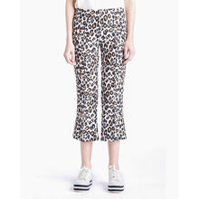 將圖片載入圖庫檢視器 The Fire leopard printed cropped flare trouser Women Clothing FWSS XS 
