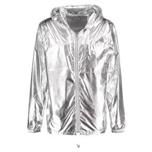 Load image into Gallery viewer, Trick metallic windbreaker jacket UNISEX CLOTHING Hope 
