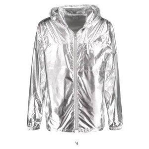 Trick metallic windbreaker jacket UNISEX CLOTHING Hope 