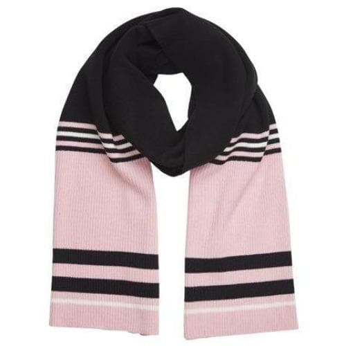 Trix pink striped knitted scarf ACCESSORIES Just Female 