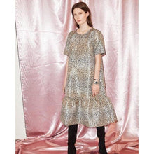 Load image into Gallery viewer, Tulla jacquard midi dress Women Clothing Just Female 
