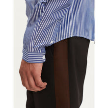 Load image into Gallery viewer, Villain striped cotton-poplin shirt Men Clothing Libertine-Libertine 

