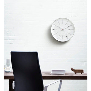 Wall Bankers Wall Clock Home Accessories ARNE JACOBSEN 