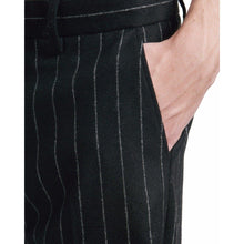 Load image into Gallery viewer, Wide wool striped wide pants Men Clothing Hope 44 
