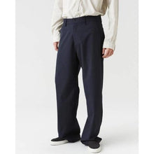Load image into Gallery viewer, Wind Dark Blue wool wide leg trouser Men Clothing Hope 
